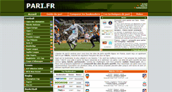 Desktop Screenshot of pari.fr