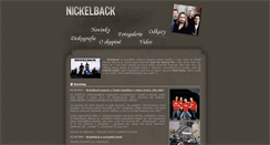 Desktop Screenshot of nickelback.pari.cz
