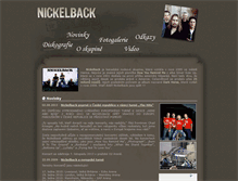 Tablet Screenshot of nickelback.pari.cz